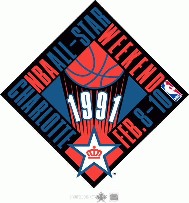 NBA All-Star Game 1991 Alternate Logo DIY iron on transfer (heat transfer) NBA All-Star Game 1991 Alternate Logo DIY iron on transfer (heat transfer)